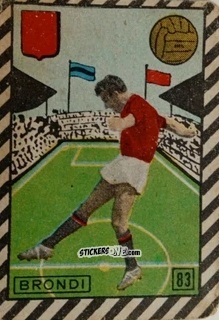 Figurina Brondi - Tuttocalcio Campionato 1948-1949 Serie A
 n. 83 - CICOGNA
