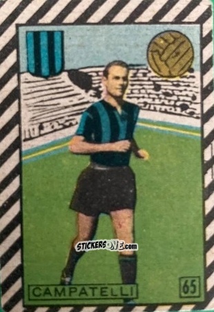 Figurina Campatelli - Tuttocalcio Campionato 1948-1949 Serie A
 n. 65 - CICOGNA
