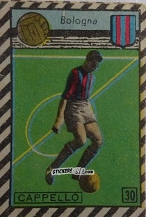 Figurina Cappello - Tuttocalcio Campionato 1948-1949 Serie A
 n. 30 - CICOGNA
