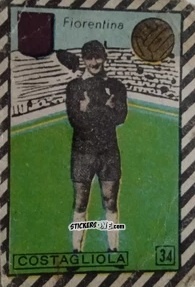 Sticker Costagliola - Tuttocalcio Campionato 1948-1949 Serie A
 n. 34 - CICOGNA
