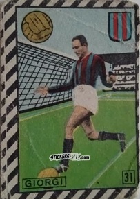 Cromo Giorgi - Tuttocalcio Campionato 1948-1949 Serie A
 n. 31 - CICOGNA
