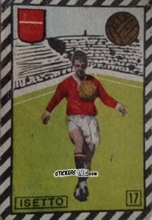 Figurina Isetto - Tuttocalcio Campionato 1948-1949 Serie A
 n. 17 - CICOGNA
