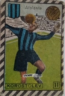 Sticker Korostolev - Tuttocalcio Campionato 1948-1949 Serie A
 n. 11 - CICOGNA
