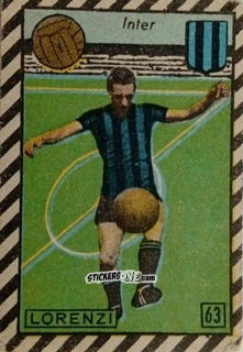 Figurina Lorenzi - Tuttocalcio Campionato 1948-1949 Serie A
 n. 63 - CICOGNA
