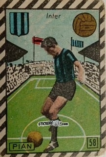 Figurina Pian - Tuttocalcio Campionato 1948-1949 Serie A
 n. 58 - CICOGNA
