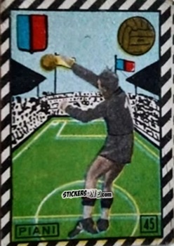 Cromo Piani - Tuttocalcio Campionato 1948-1949 Serie A
 n. 45 - CICOGNA
