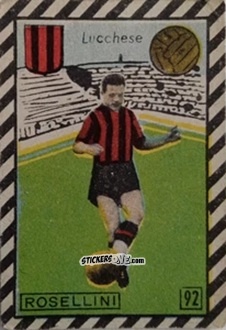 Figurina Rosellini - Tuttocalcio Campionato 1948-1949 Serie A
 n. 92 - CICOGNA
