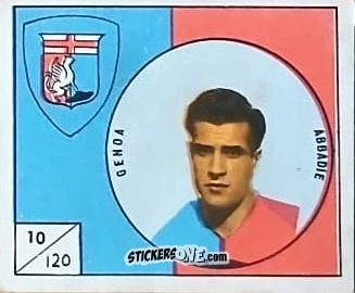 Sticker Abbadie - Figurine Calcio 1958-1959
 n. 120 - V.A.V.
