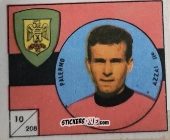 Sticker Azzai II - Figurine Calcio 1958-1959
 n. 208 - V.A.V.
