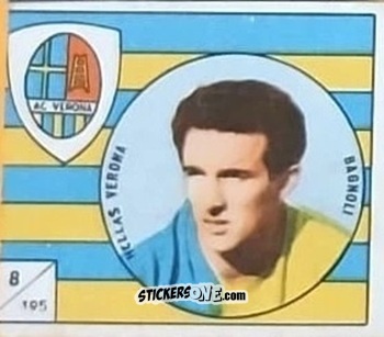 Sticker Bagnoli - Figurine Calcio 1958-1959
 n. 195 - V.A.V.
