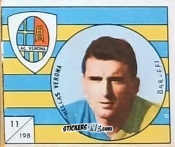 Sticker Baruffi - Figurine Calcio 1958-1959
 n. 198 - V.A.V.
