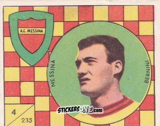 Sticker Bernini - Figurine Calcio 1958-1959
 n. 235 - V.A.V.
