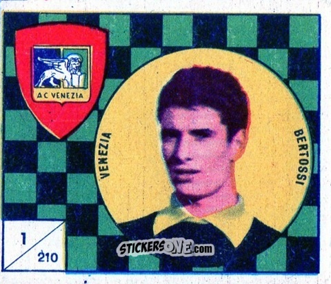 Sticker Bertolossi - Figurine Calcio 1958-1959
 n. 210 - V.A.V.
