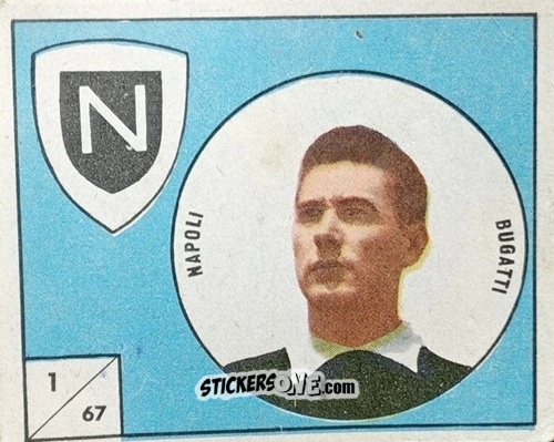 Sticker Bugatti - Figurine Calcio 1958-1959
 n. 67 - V.A.V.
