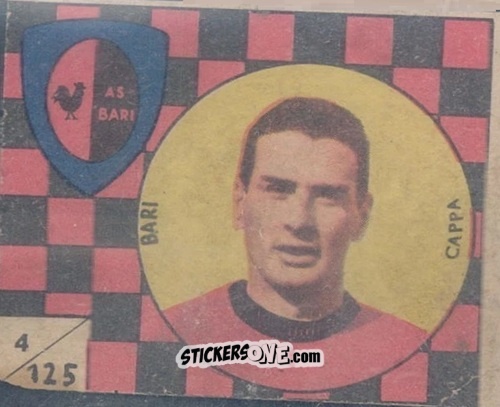 Sticker Cappa - Figurine Calcio 1958-1959
 n. 125 - V.A.V.

