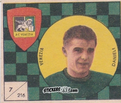 Sticker Danieli - Figurine Calcio 1958-1959
 n. 216 - V.A.V.
