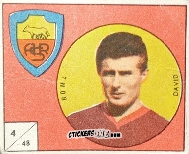 Sticker David - Figurine Calcio 1958-1959
 n. 48 - V.A.V.
