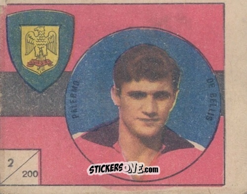 Sticker De Bellis - Figurine Calcio 1958-1959
 n. 200 - V.A.V.
