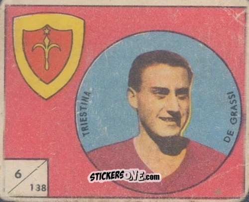 Sticker De Grassi - Figurine Calcio 1958-1959
 n. 138 - V.A.V.
