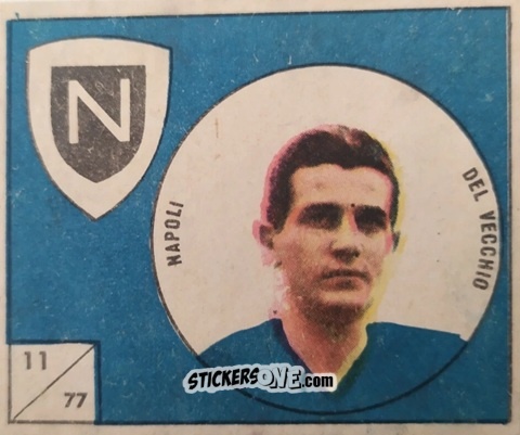 Sticker Del Vecchio - Figurine Calcio 1958-1959
 n. 77 - V.A.V.
