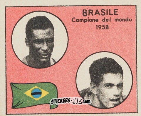 Sticker Didi / Garrincha - Figurine Calcio 1958-1959
 n. 300 - V.A.V.

