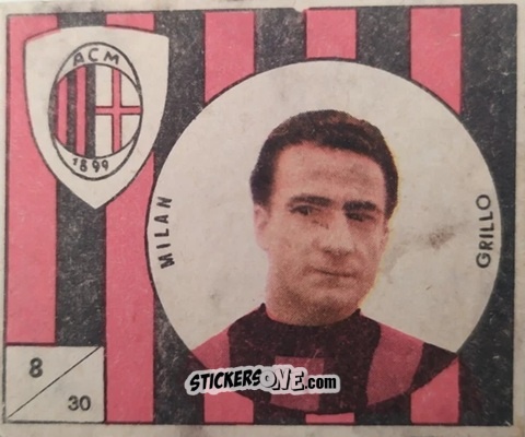 Sticker Grillo - Figurine Calcio 1958-1959
 n. 30 - V.A.V.
