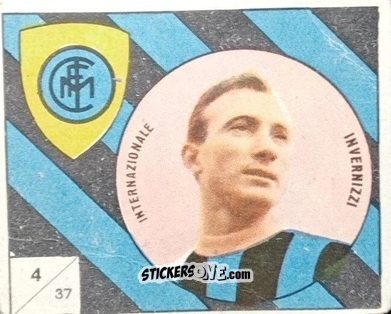 Sticker Invernizzi - Figurine Calcio 1958-1959
 n. 37 - V.A.V.
