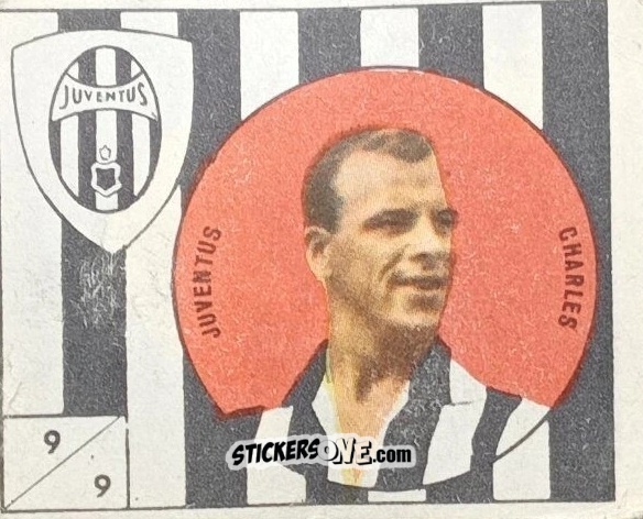 Cromo John Charles - Figurine Calcio 1958-1959
 n. 9 - V.A.V.
