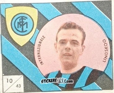 Sticker Lindskog - Figurine Calcio 1958-1959
 n. 43 - V.A.V.

