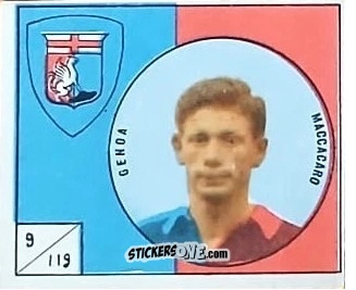 Sticker Maccacaro - Figurine Calcio 1958-1959
 n. 119 - V.A.V.
