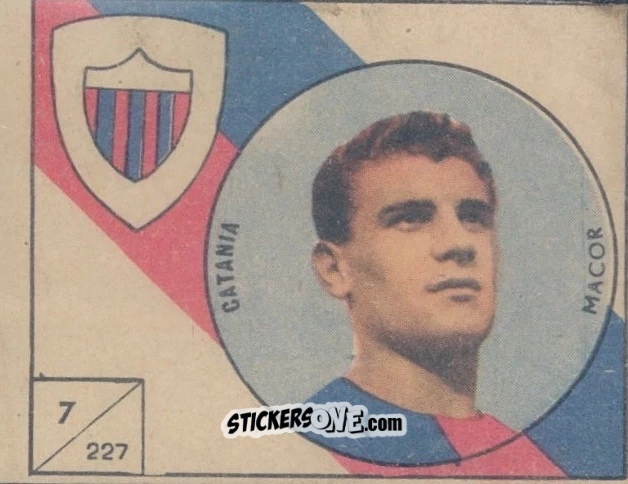 Sticker Macor - Figurine Calcio 1958-1959
 n. 227 - V.A.V.

