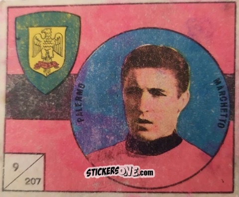 Sticker Marchetto - Figurine Calcio 1958-1959
 n. 207 - V.A.V.
