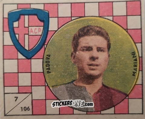 Sticker Mariani - Figurine Calcio 1958-1959
 n. 106 - V.A.V.

