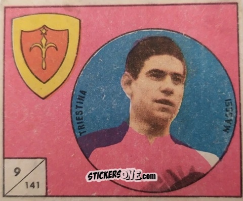 Sticker Massei - Figurine Calcio 1958-1959
 n. 141 - V.A.V.
