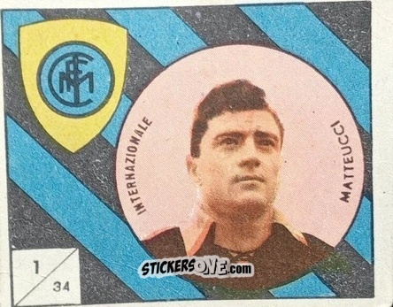 Sticker Matteucci - Figurine Calcio 1958-1959
 n. 34 - V.A.V.
