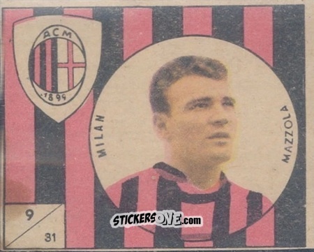 Figurina Mazzola - Figurine Calcio 1958-1959
 n. 31 - V.A.V.
