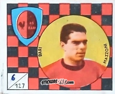 Sticker Mazzoni - Figurine Calcio 1958-1959
 n. 127 - V.A.V.
