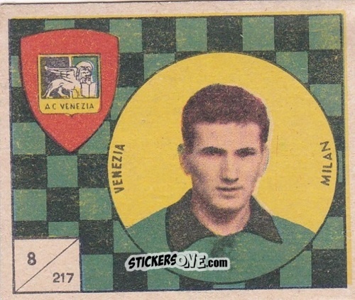 Sticker Milan - Figurine Calcio 1958-1959
 n. 217 - V.A.V.
