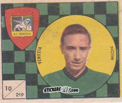 Sticker Mion - Figurine Calcio 1958-1959
 n. 219 - V.A.V.
