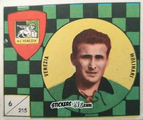Sticker Molinari - Figurine Calcio 1958-1959
 n. 215 - V.A.V.
