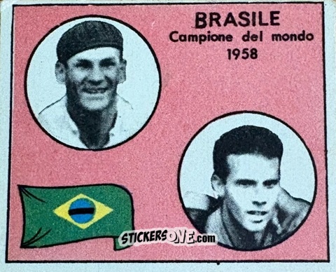 Sticker Nilton Santos / Gilmar - Figurine Calcio 1958-1959
 n. 299 - V.A.V.
