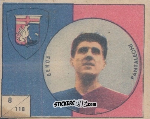 Sticker Pantaleoni - Figurine Calcio 1958-1959
 n. 118 - V.A.V.
