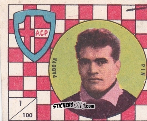 Sticker Pin - Figurine Calcio 1958-1959
 n. 100 - V.A.V.
