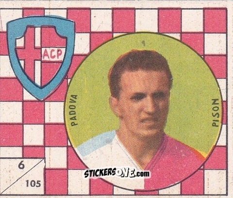 Sticker Pison - Figurine Calcio 1958-1959
 n. 105 - V.A.V.
