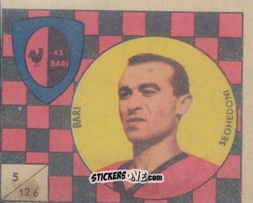 Sticker Seghedoni - Figurine Calcio 1958-1959
 n. 126 - V.A.V.
