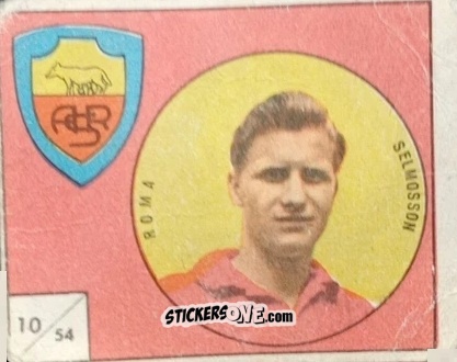 Sticker Selmosson - Figurine Calcio 1958-1959
 n. 54 - V.A.V.
