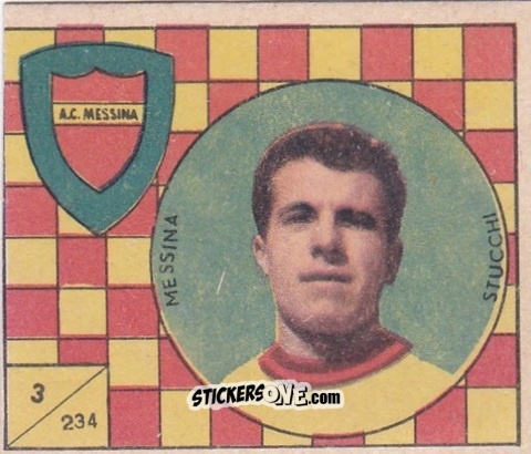 Sticker Stucchi - Figurine Calcio 1958-1959
 n. 234 - V.A.V.
