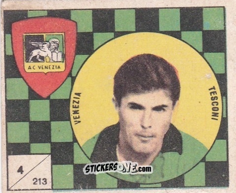 Sticker Tesconi - Figurine Calcio 1958-1959
 n. 213 - V.A.V.
