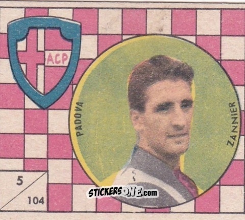 Sticker Zannier - Figurine Calcio 1958-1959
 n. 104 - V.A.V.
