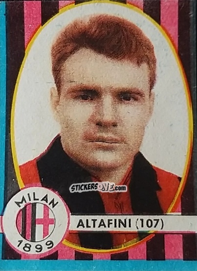 Figurina Altafini - Campionato di Calcio 1961-1962
 n. 107 - Lampo